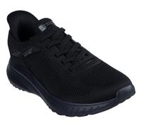 Skechers Bobs Squad Chaos Solid Step Mens Black Slip-Ins Casual Trainers