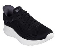 Skechers Bobs Squad Chaos Solid Step Mens Black/White Slip-Ins Casual Trainers