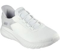 Skechers Men's Hands-Free Slip-ins BOBS Squad Chaos Tough Walk Sneaker, Off White Mesh, 9 UK