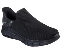 Skechers Men's Hands-Free Slip-ins BOBS B Flex Resilient Edge Sneaker, Black Textile, 9.5 UK
