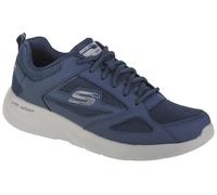 Skechers Men's Dynamight 2.0 Fallford Trainers, Navy Leather Mesh Pu Trim, 12 UK