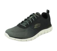 Skechers Men's Track Ripkent Trainers, Olive Textile/Black Trim, 10 UK