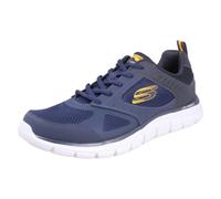 Skechers Men's Track-SYNTAC Sneaker, Navy Leather Mesh Trim, 10 UK