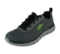 Skechers Men's Track-Moulton Trainers, Sports Shoes, Navy Orange Nvor, 11 UK