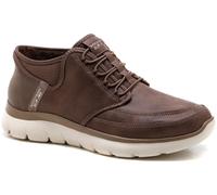 Skechers Men's Hands-Free Slip-ins Summits Sneaker, Chocolate Suede/Trim, 8 UK
