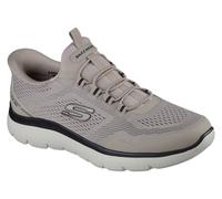 Skechers Summits Top Rate Mens Taupe Slip-Ins Casual Smart Trainers