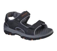 Skechers Men's TRESMEN Garo Sandal, Black Synthetic, 11 UK