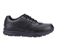 Skechers Men's Nampa Casual Shoes, Black Synthetic/Pu, 7 UK