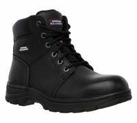 Skechers Workshire Mens Leather Safety Boots Black