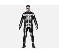 Skeleton Jumpsuit Costume (Large) | Halloween