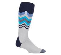 Mens Ski Socks 1 Pair Ultra Lite 1.0 TOG Thermal Slalom Adventure- Heat Holders