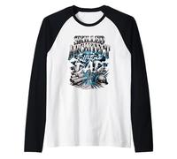 Mens Skilled Architect Full Time Dad Fathers Day Raglan Baseball Tee