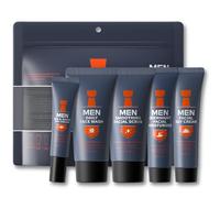 Mens Skincare Gift Set, 5PCS Mens Skincare Set, Hydrating Grooming Kit for Men with Face Wash, Scrub, Moisturiser, Eye Cream, Face Cream, Christmas Gifts for Men, Daily Routine for Healthy Skin
