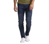 Mens Skinny Jeans Authentics Casual Stretch Straight Leg Regular-Fit Classic Essentials Basic Denim Jeans All Waist Big Sizes 28-40 (Indigo Blue, 36 Waist x 32 Length)