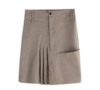 Men's Skirt Vintage Medieval Scottish Kilt Gothic Cargo Pleated Skirt Steampunk Clothing Casual Checked Skirt Modern Kilt Gothic Pleated Skirt Men Plain Tartan Utility Kilts Tartan Kilt Gray