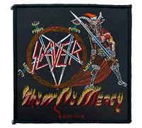 Men's Slayer Show No Mercy Woven Patch Black