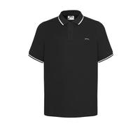 Mens Slazenger Striped Trim Tipped Stripe Plain Polo Shirt Top Size S-XXXXL
