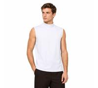 Men's Sleeveless Clergy Shirt, Stretch Tab Collar Priest Minister Vestment