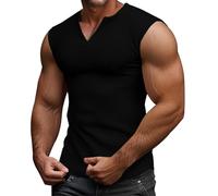 Mens Sleeveless T Shirt Athletic Muscle Bodybuilding Tank Tops for Men Lightweight Breathable Summer Shirts Crewneck Work Out Big and Tall T Shirts Casual Gym Running Vests T-Shirt Tees