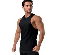 Men's Sleeveless Vest Outdoor Lightweight Tank Top for Large and Strong People That Less Shrinking