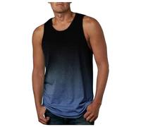 Men's Sleeveless Vests with Round Neck Quick Dry Airy Sun Protection Tank Top Gym Sport Casual Vest Training Running Top Mens Tank Tops Pack of 3 Training Vests for Men Mens Shirt Long Sleeve