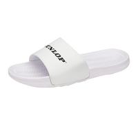 Men's Sliders Sandals - Lightweight Summer Slip-On Beach Shoes - Comfortable Flat Pool Slipper for Shower Gym Holiday Casual Wear - Black Camo Sports Mules- (White Dunlop UK10)