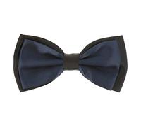 Men's Slim Double Bow Tie - Two-Tone Bow Tie - Wedding, Ceremony - Shirt and Costume Accessory - Blue - One size