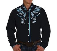 Men's Slim Fit Shirt Ethnic Style Fashion Casual Normal Fit Stamp Cowboy Oktoberfest Summer Thin Breathable Comfortable Vintage T-Shirts Work Light Carnival Comfortable Classic, Black, 3XL