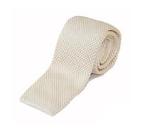 Men's Slim Knitted Tie, Solid Woven Silky Knit, High Quality