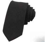 Men's Slim Tie 6cm Wide Polyester Cotton Blend Arrow Pattern Solid Color Necktie for Business Wedding Party Formal Unisex Korean Style Fashion(LD37702)