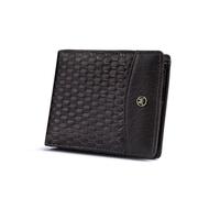 Men's Slim Wallet RFID Blocking Bifold Genuine Leather Holds 6+ Cards & Cash with 1 ID Window Anti-Theft Secure Wallet for Travel & Everyday Use（With Gift Box）, Coffee Brown