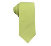 Mens Slim Width Color Linen Neckties - Standard and Extra Long Tie