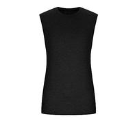 Mens Slimming Vest Body Shaper Compression Vest, Sleeveless T-Shirt Plus Size Absorbent Relaxed Fit Casual Versatile for Basic Everyday Wear Elastic Wrinkle-Resistant Classic