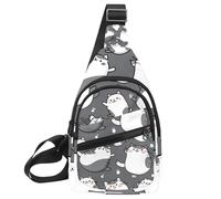Men's Sling Backpack, Cute Kawaii Cats Kittens (2)