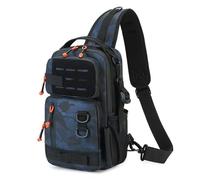 Mens Sling Bag,Heavy Duty Waterproof Lure Bag - Fish Storage Wraps for Shore Professional Travel Surf Bass Beginner Saltwater Camping Catfish Walleye