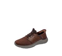 Skechers Men's Garner-Newick Hands Free Slip-in Moccasin, Brown, 10 UK