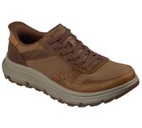 Mens Slip Ins Shoes Skechers Garza Ultra Tyrell Brown 205867/CML