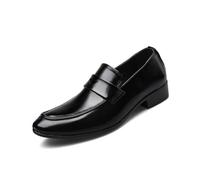 Men's Slip-On Dress Casual and Comfortable Penny Loafer for Driving, Business, Party and Wedding,Black,6 UK