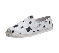 Men's Slip On Flat Canvas Shoes,Men's Slip On Low Top Shoes,Lightweight,Flexible,Refreshing,Suitable for Walking,Traveling,Playing at The Beach,Watching Movies,Working White