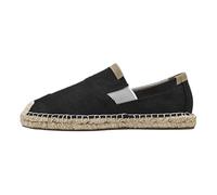 Men's Slip On Low Top Shoes,Men's Canvas Mesh Slip On Canvas Shoes,Wear Resistant,Lightweight,Fashionable,Suitable for Walking,Traveling,Playing at The Beach,Dating Black
