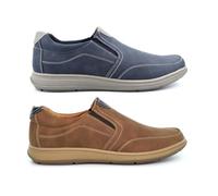 Mens Slip On Shoes Size 9 Mens Casual Shoes Size 12 Casual Shoe Extra Large Shoe Comfort Extra Large Slip On Sizes 6-13 Tan/Black/Navy 11 UK
