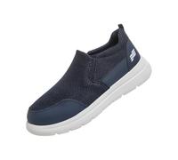 Men's Slip On Summer Trainers Large Mesh Hole Walking Shoes Breathable Lightweight Casual Sneakers Comfortable Flats for Everyday Leisure Activities B 44.0