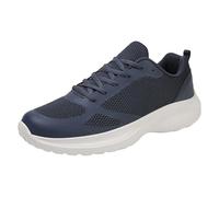 Mens Slip on Trainers High Top Wide Fit Sneakers Orthopedic rekking Boots Arch Support Hiking Boots Platform Running Shoes Joggers Trainers Backpacking Footwear Walking Boots (Blue-2, 6)