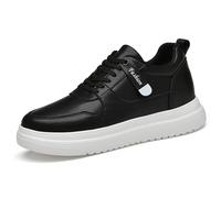 Mens Slip On Trainers Sports & Outdoor Shoes Minimalist Shoes Non Slip Breathable Sneakers Waterproof Walking Trainers Fashion Wide Fit Sneakers Arch Support & Perfect for Casual Wear Black
