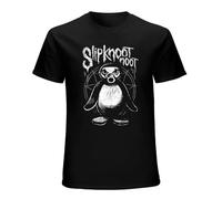 Men's Slipknoot Noot T-Shirt Unisex Metal Rock Goth Funny Parody Black 3XL