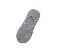 Mens Slipper Booties Socks No Show Socks For Cotton Liner Socks No Socks With Gel Tab Slipper Socks Men Extra Large (Grey, One Size)