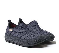 men's slipper made of felt and fabric - NIL-UM Grey, 46 EU - 12 UK.