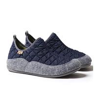 men's slipper made of felt and fabric - NIL-UM Navy, 41 EU - 7.5 UK.