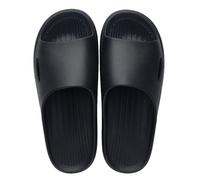 Men's Slippers Household Bathroom Slippers Soft Sole Quick Drying Indoor Lightweight Holiday Outdoor Beach Outdoor Casual Slippers Slippers Men Warm 46 47, black, 9 UK