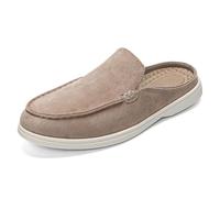 Men's Slippers Moccasin Suede Backless Slip-On Shoes Flat | Men's Suede Moccasins Loafers Slipper Penny Loafer Lightweight Classic Durable Non-Slip Rubber Sole